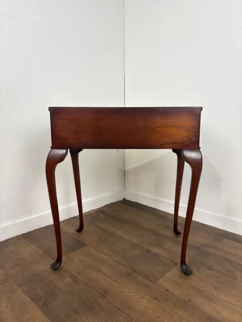 Reproduction Mahogany Side Table With Drawer