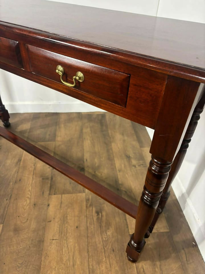Reproduction Mahogany Console Table