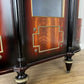 Cabinet Vintage French Style Empire Display Cabinet Marble Top Glass LOT 4977