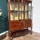 Edwardian inlaid mahogany display cabinet99