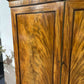 Georgian Flame Mahogany Linen Press