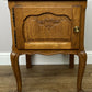 Pair of Bedside Tables Vintage French Louis Oak Nightstands Cabinets LOT 6297