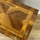 Bedside Table Vintage French Style Inlaid Burr Cabinet Carved Cupboard LOT 6289