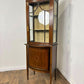 Edwardian Inlaid Mahogany Narrow Display Cabinet