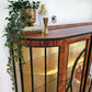 Vintage Art Deco drinks cocktail cabinet, black and gold
