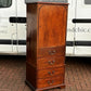 Vintage Mahogany Housekeepers Cabinet / Small Linen Press.