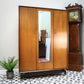 G Plan Double Wardrobe with Triple Doors. Tola and Black Librenza