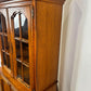 Modern Reproduction Glazed Oak Bookcase