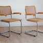 Mid century retro Italian Marcel Breuer Cesca Armchair set of 2