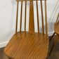 Set of Four Rodanski Mid Century Danish Style Stick-Back Dining Chairs