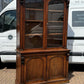 Victorian Vintage Mahogany Bookcase, Adjustable Shelves, Cupboards To Base