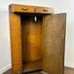 Vintage Oak Gentlemans Wardrobe / Tallboy – Art Deco Style