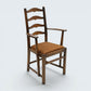 6 Ercol Dining Chairs 1970s Ladderback Drop On Seats Blue Label FREE UK Delivery