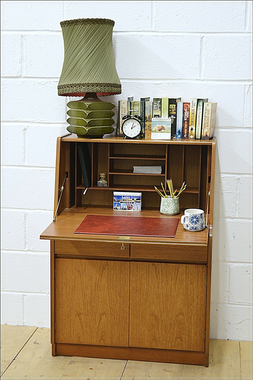 vintage bureau writing desk teak Remploy danish design mid century DELIVERY