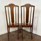 Pair of Edwardian Inlaid Mahogany Chairs