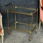 French Brass Cocktail Trolley