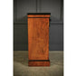 Vintage Victorian Glazed Figured Walnut Bookcase Display Cabinet