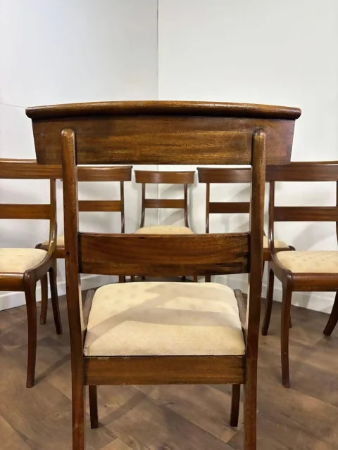 Set of Six Victorian Mahogany Dining Chairs