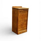 Light Oak Set Of 9 Filing Drawers With Tambour Rolling Front, With Key