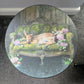 Hand Painted and Decoupaged Small Side Table