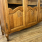 Bookcase Vintage French Louis XVI Oak Display Cabinet Carved Sideboard LOT 6313