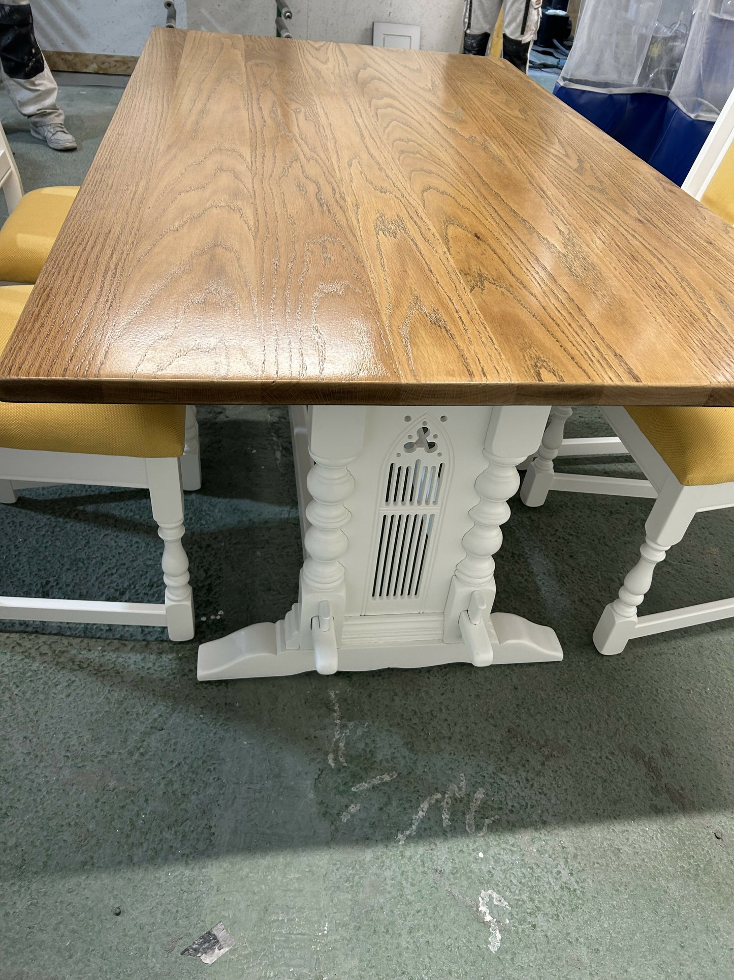 Vintage Oak table and 4 chairs