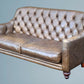 Brown Leather Chesterfield Sofa - Authentic Furniture