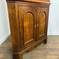 Victorian Mahogany Double Corner Cupboard With Glazed Top