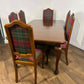 Edwardian Mahogany Wind Out Table Dining Suite