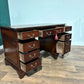 Vintage Mahogany Pedestal Desk