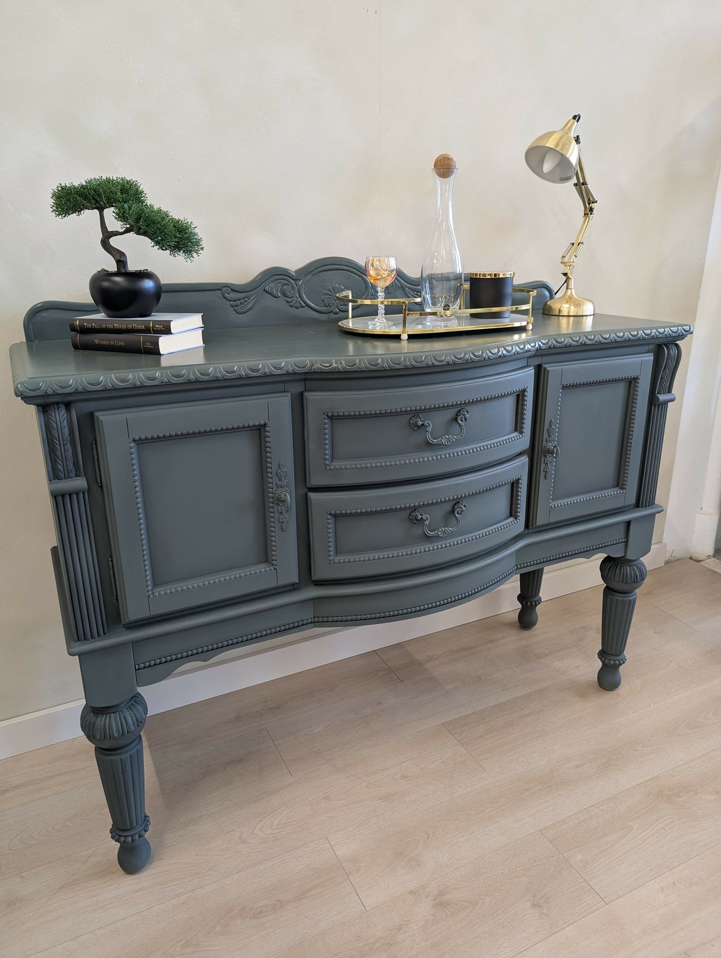 Large Detailed Vintage Sideboard