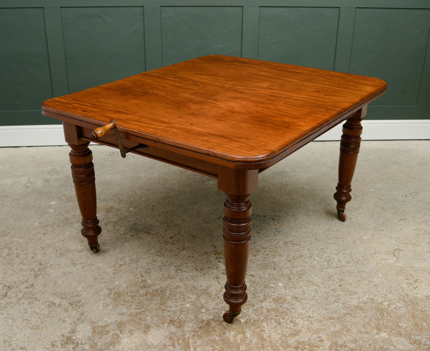 Victorian Mahogany Wind Out Dining Table - Extending- Farmhouse - 180 cm