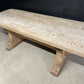 Bleached Oak Farmhouse Dining Table