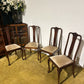 Set Of Four Mahogany Queen Anne Style Dining Chairs9