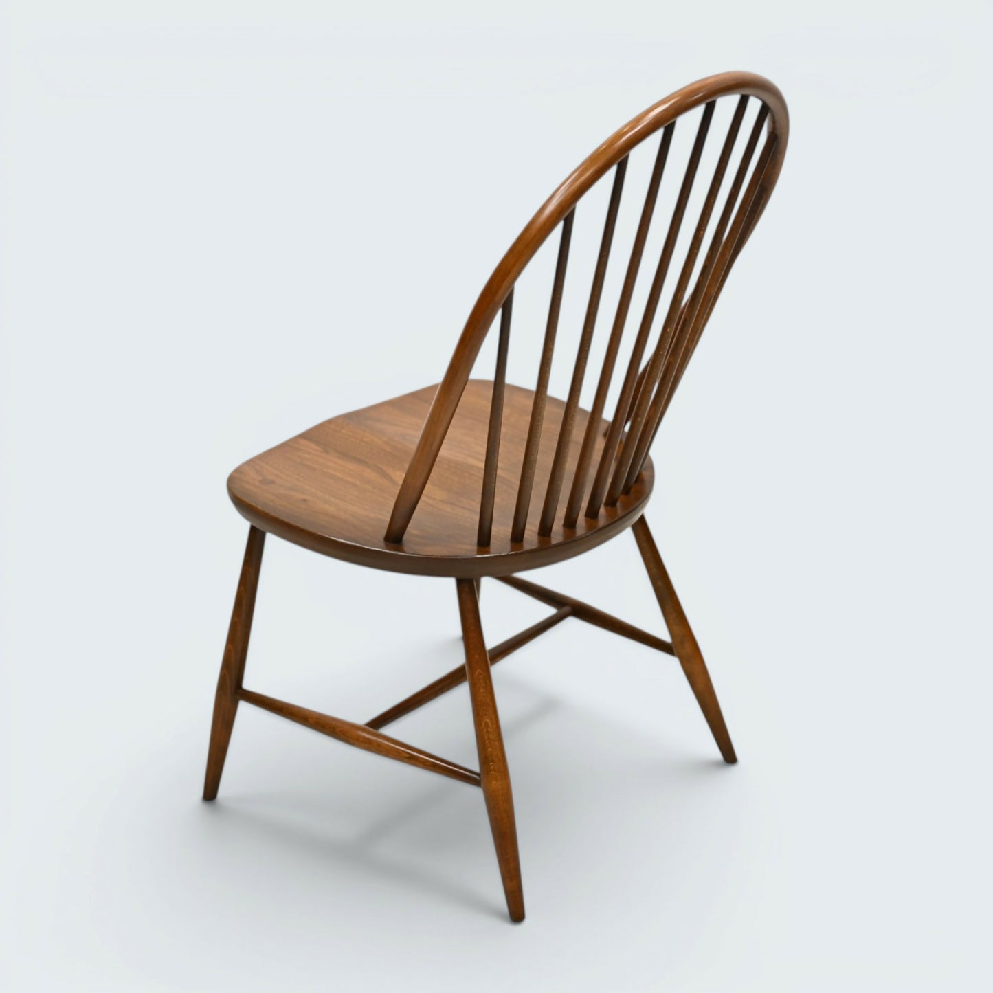 4 Ercol Dining Chairs Windsor Bow Back Vintage Retro Seating FREE UK Delivery