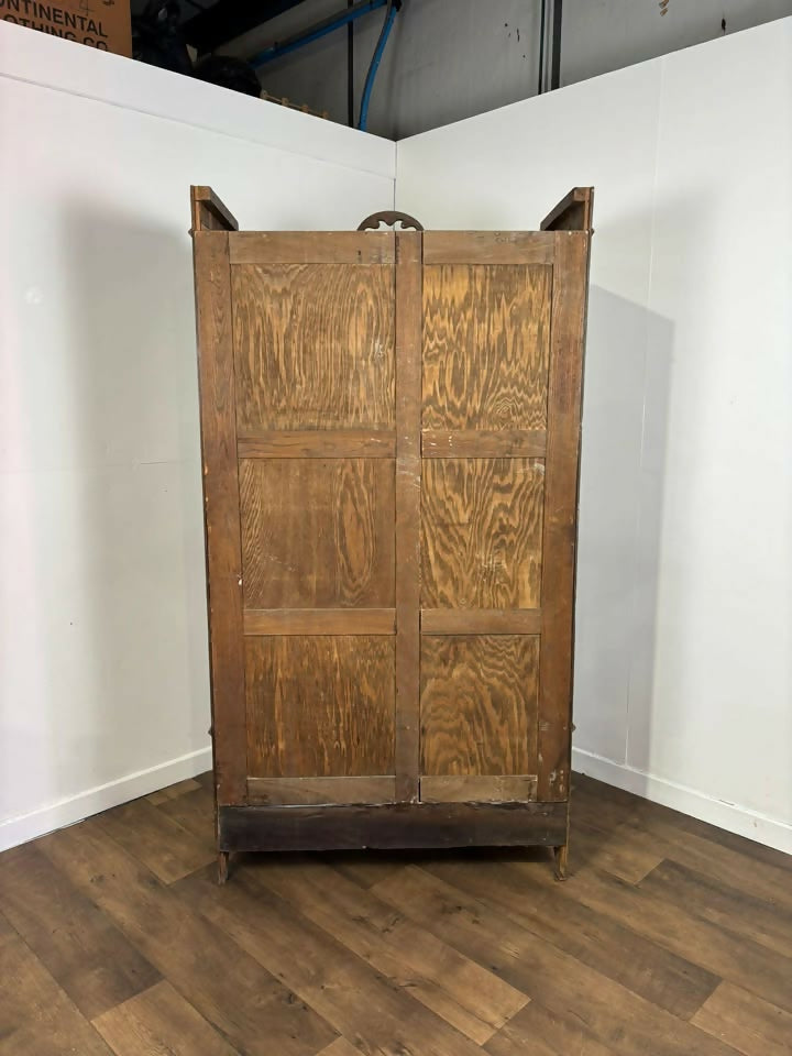 Edwardian Oak Wardrobe