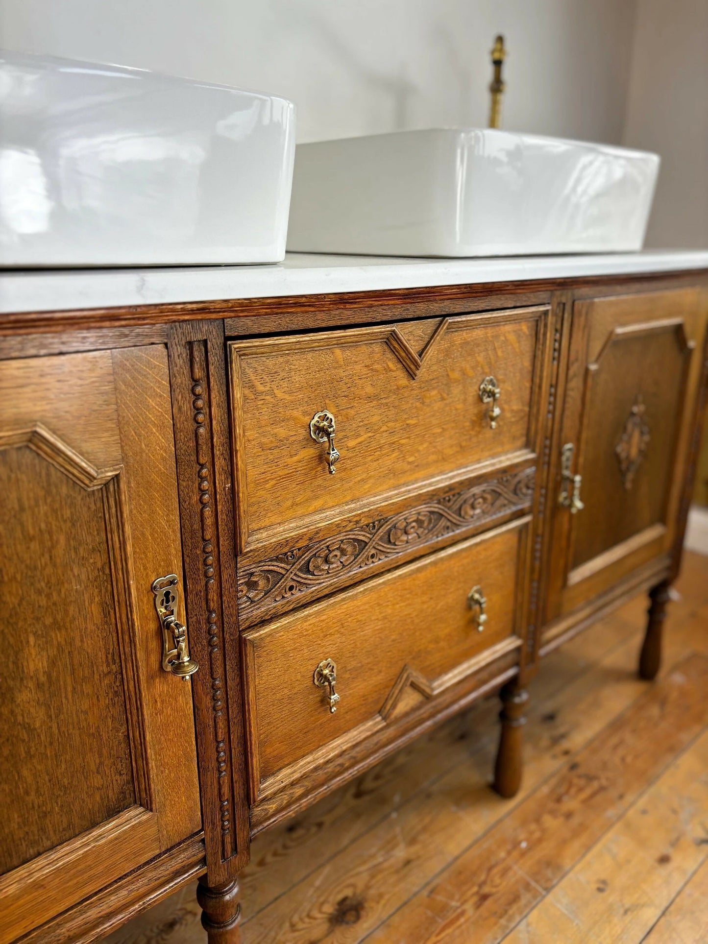 Bathroom Vanity Unit Made to Order Vanity Unit Custom Made Bathroom Furniture Antique Vintage Traditional Bathroom Washstand Basin Unit
