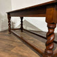 Large Early 20th Century Barley Twist Oak Preparation Table