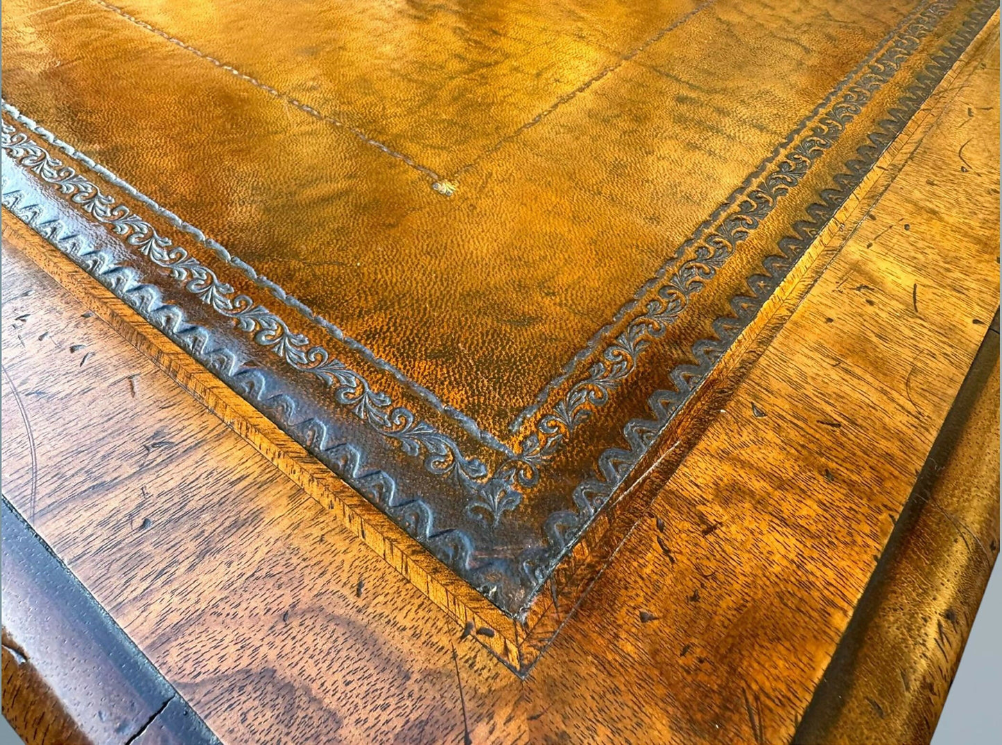 Good Quality Heals of London Walnut Pedestal Desk