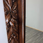 Antique French Oak Wall Mirror with Carved Frame Wall Decor 197cm LOT 4352
