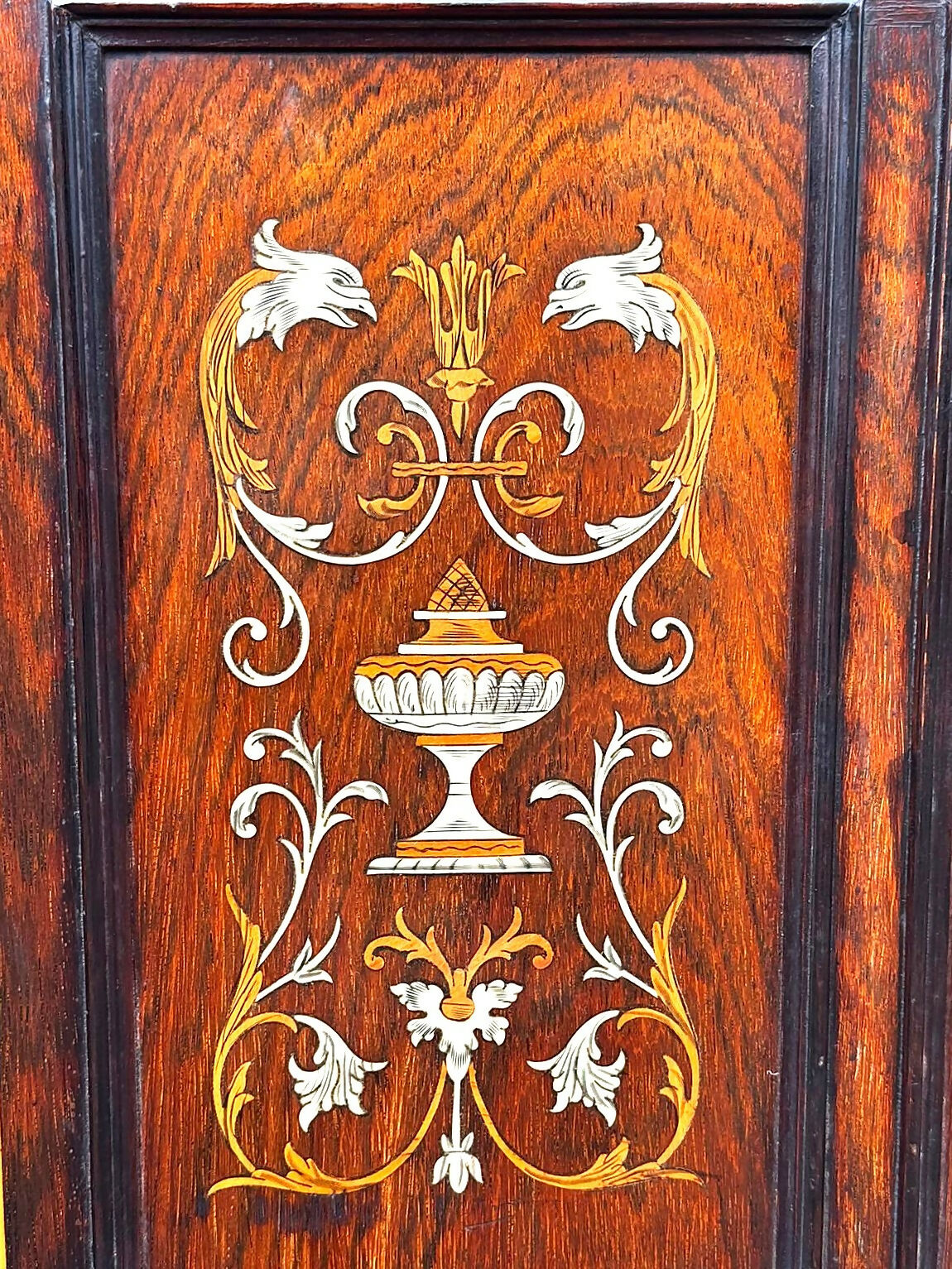 Edwardian Inlaid Rosewood Cabinet