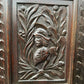 A Late Victorian Carved Oak Box Settle / Hall Bench