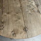 Large Round Bleached Oak Farmhouse Dining Table