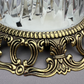 Ceiling Lamp Vintage French Brass Pressed Crystal Pendant Chandelier LOT 6000