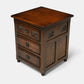 Small Chest Of Drawers Old Charm Bedside 3 Drawers Tudor Brown FREE UK Delivery*. SBR11021/0710E