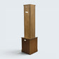 Old Charm Corner End Unit with Cupboard and Shelves Carvings FREE UK Delivery