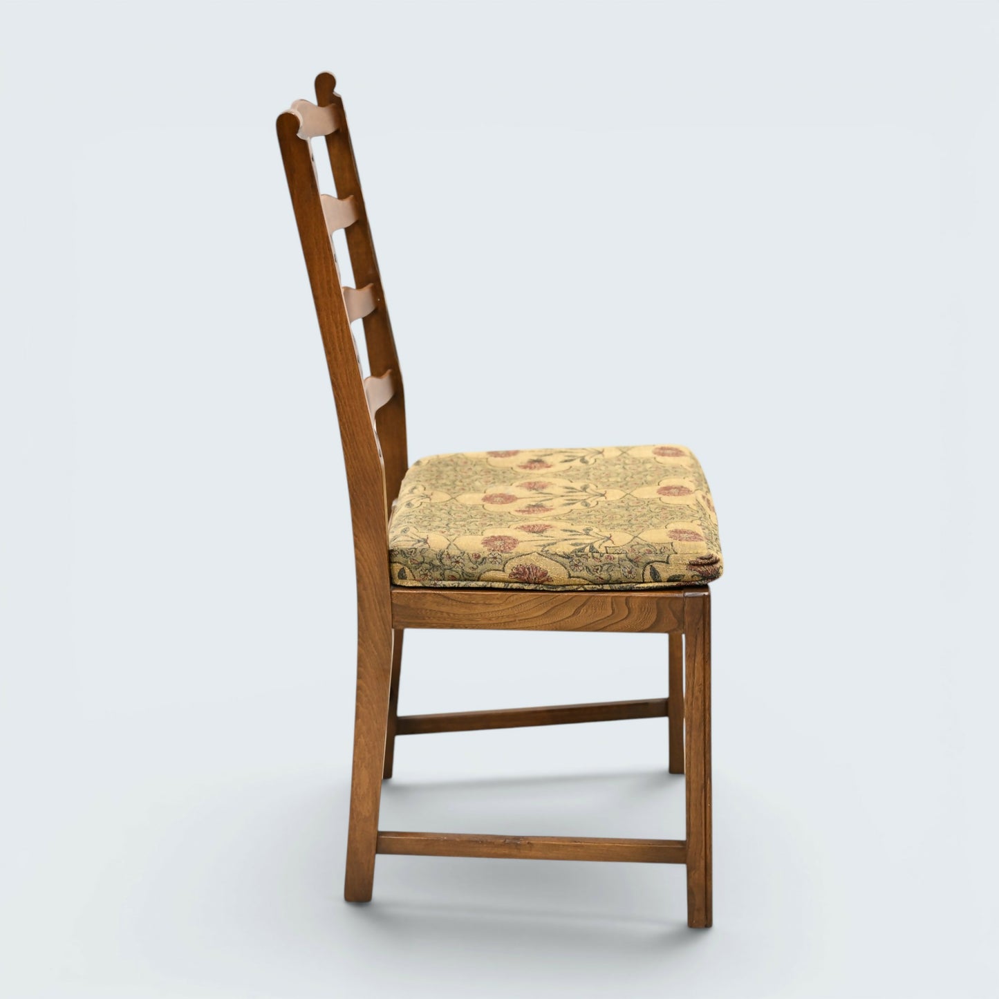 6 Ercol Dining Chairs 1970s Ladderback Cushions FOC FREE Nationwide Delivery*