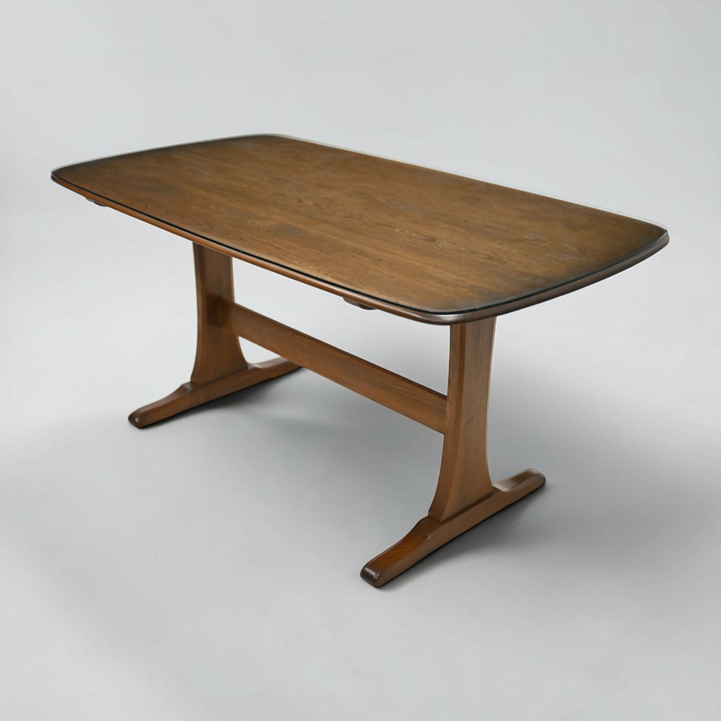 Ercol Elm Dining Table Plank Top Retro Golden Dawn Finish FREE UK Delivery*