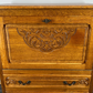 Cabinet Vintage French Louis XIV Style Writing Bureau Carved Sideboard LOT 3526
