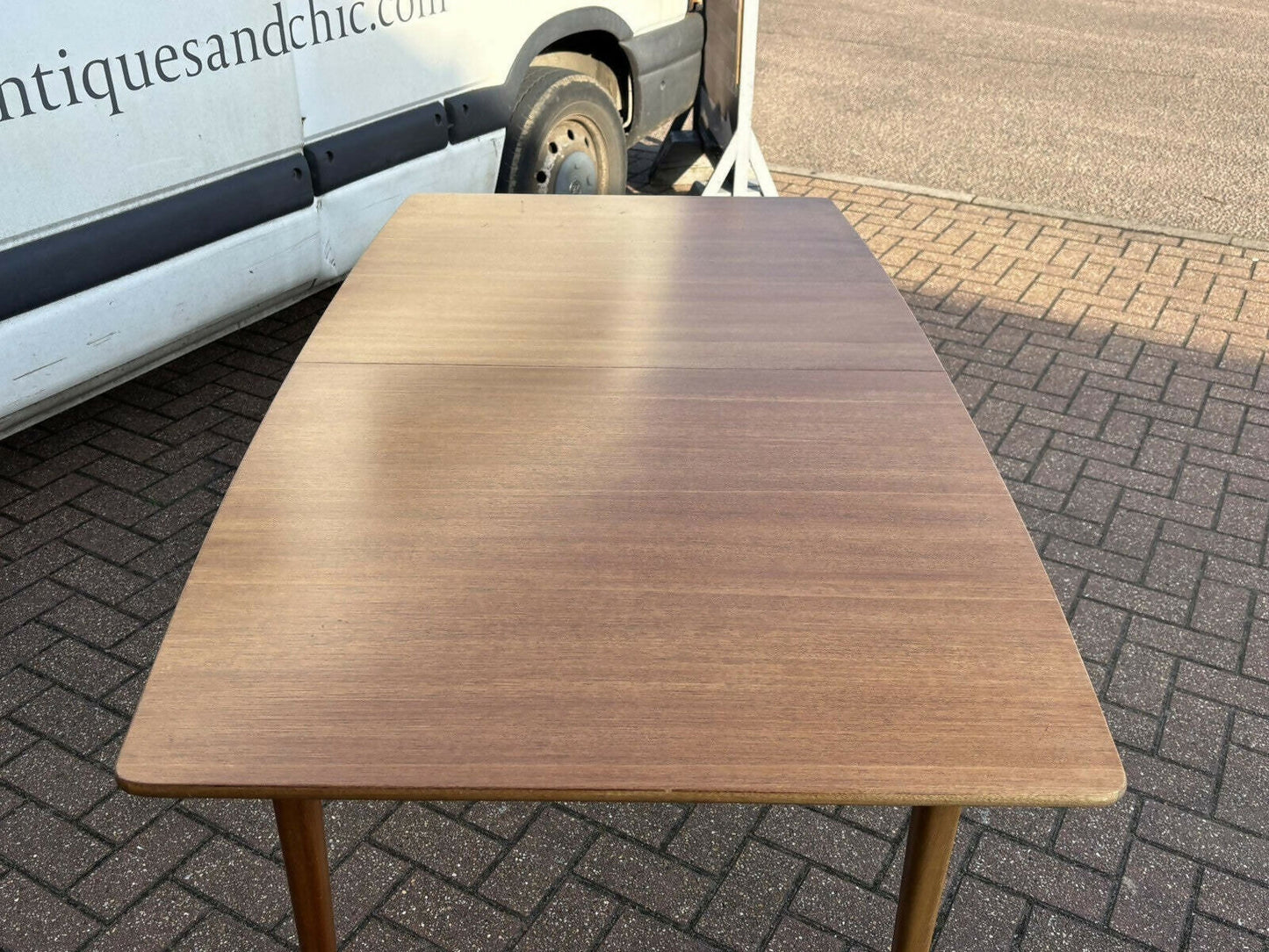 Mid Century McIntosh Teak Extending Dining Table & 4 Chairs